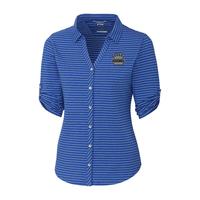 <B>*Limited Edition*</B> Ladies Cutter & Buck Academy Stripe Polo - Chelan