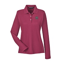 Ladies Devon & Jones Pique Long Sleeve Polo