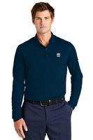 Nike Dri-FIT Micro Pique 2.0 Long Sleeve Polo - Navy