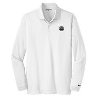 Nike Long Sleeve Dri-FIT Stretch Tech Polo - White