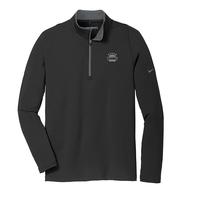 Men's Nike Golf Dri-FIT 1/2-Zip Cover-Up - Black/Dark Grey
