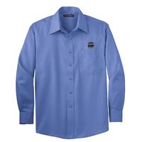 Men's Long Sleeve Non-Iron Twill Shirt - Ultramarine Blue
